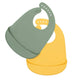 Catchie Bibs - Sage + Yellow