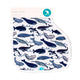 Burp cloth - whales