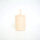 Silicone mini sippy cup - beige