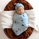 Dream snuggle swaddle & beanie set