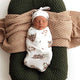 Koala organic snuggle swaddle & beanie set