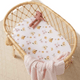Poppy organic bassinet sheet / change pad cover