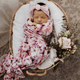 Blushing beauty organic muslin wrap