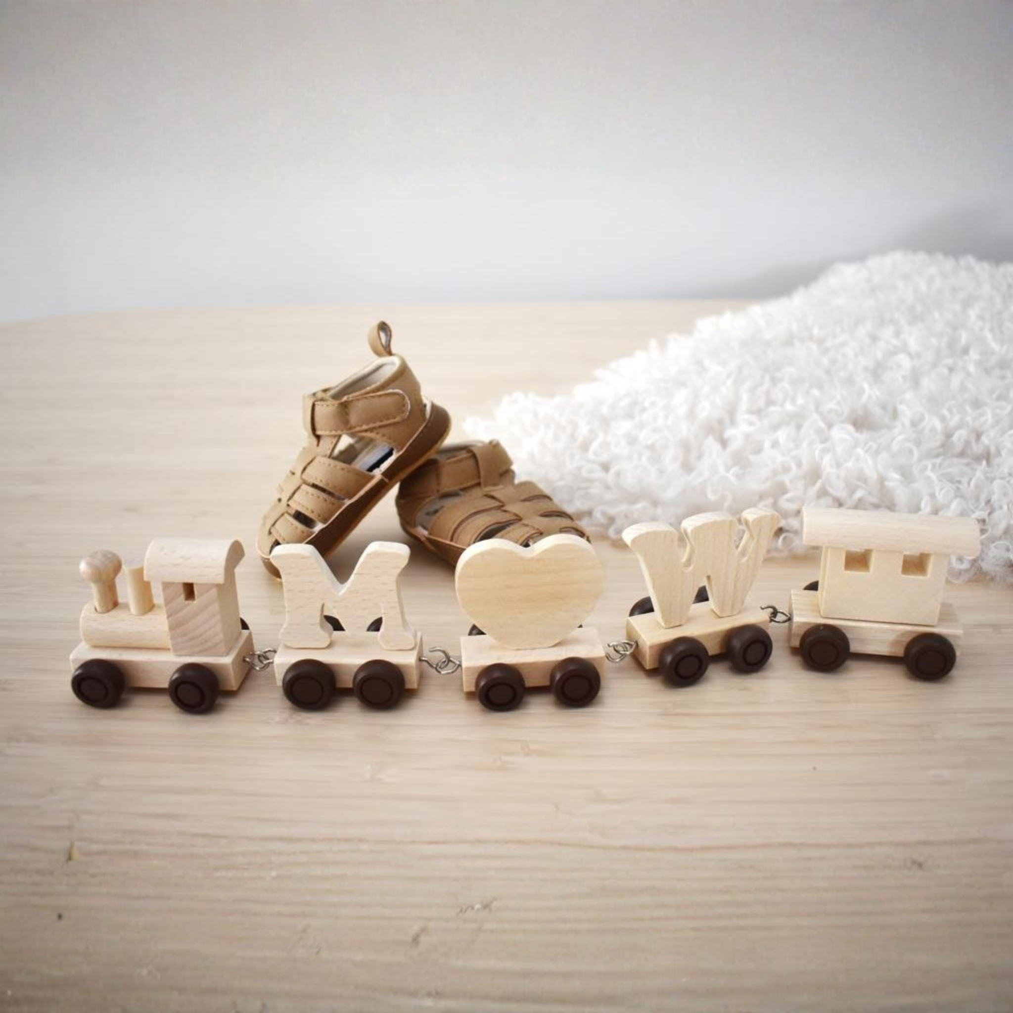 Train Letter Rack Alphabet Name Train - Personalised Wooden Letter Keepsake – Two Little ...