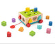 Wooden Shape Sorter Pull-Along Cart | Educational Toddler Toy | Tooky Toys
