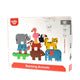 Wooden stacking animals