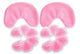 Breast remedial ice and heat gel bead packs
