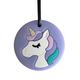 Silicone chew pendant - unicorn