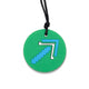 Silicone chew pendant - arrow