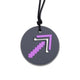 Silicone chew pendant - arrow