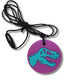 Silicone chew pendant - dino