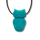 Silicone chew pendant - owl