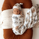 Dragon organic jersey wrap & beanie set