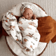 Farm organic jersey wrap & beanie set