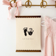 Scalloped Magnetic Hanger – Wooden Frame for Prints & Nursery Decor (Frame Only)