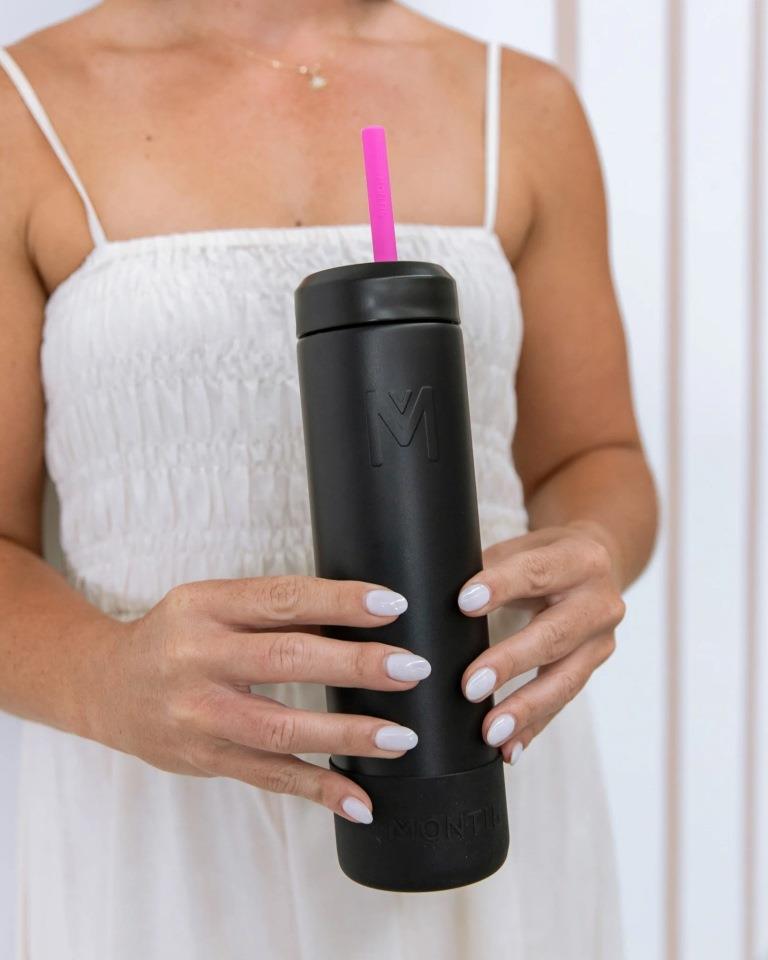 MontiiCo Fusion flexi stopper straw set – Two Little Finches