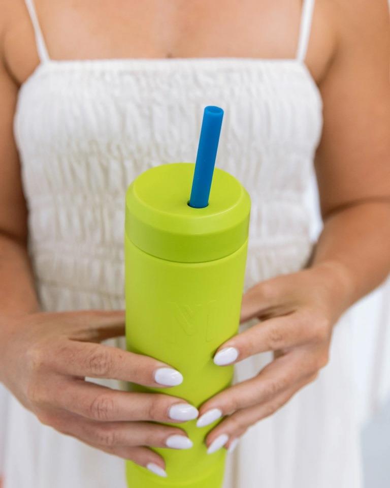 MontiiCo Fusion flexi stopper straw set – Two Little Finches
