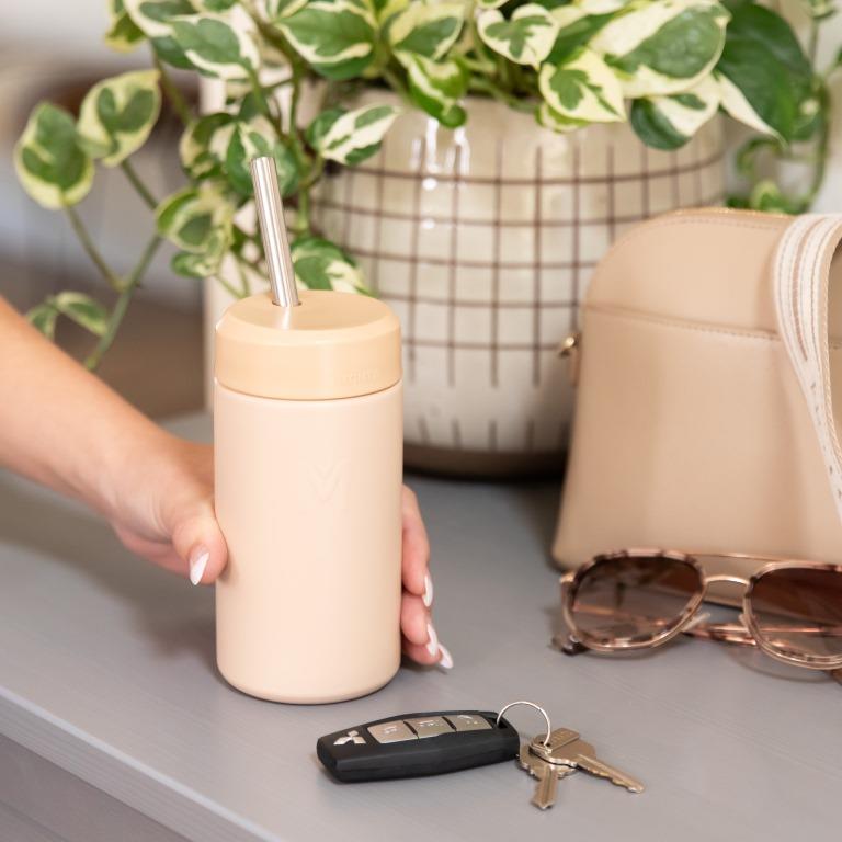 MontiiCo Fusion 350ml smoothie cup & straw - dune – Two Little Finches