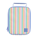 MontiiCo Large Insulated Lunch Bag - Fruity Stripe | Machine Washable Lunch Bag with Ice Pack
