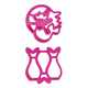 Lunch Punch sandwich cutters - mermaid
