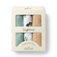 Large organic muslin wraps 3 pack - Dog park/Sage/Pebble