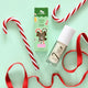 Limited edition Christmas natural candy cane flavoured lip gloss