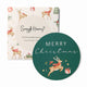 Prancer & Friends reversible single milestone card