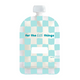 Sinchies reusable 150ml food pouches - checkmate bubblegum