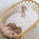 Up & away organic bassinet sheet / change pad cover