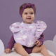Snuggle bib - swan lake frill