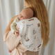 Set sail organic cotton burp cloth