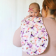 Blushing beauty organic cotton burp cloth