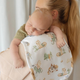 Dragon organic cotton burp cloth