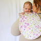 Isla organic cotton burp cloth