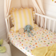 Beach Fun organic fitted cot sheet
