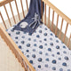 Cloud chaser fitted cot sheet