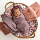 Dusk organic muslin wrap