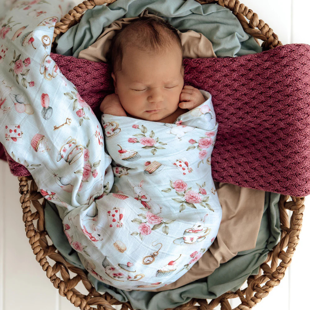 White Rabbit organic muslin wrap – Two Little Finches