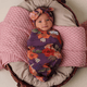 Sienna organic snuggle swaddle & topknot set