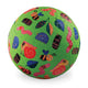 7 inch playground ball - garden friends (green)