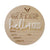 Timber Tinkers Hello World woodland animals wooden birth announcement disc for newborn photos