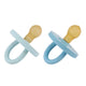 Bumi Bébé dummies - sky blue & denim (3-36 months)