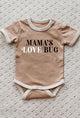 Mama's Love Bug Romper - Peach