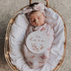 Esther snuggle swaddle & topknot set