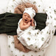 Green palm organic muslin wrap