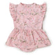 Pink wattle organic cotton dress
