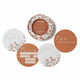 Spring floral & hazelnut reversible milestone cards