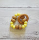 Tri rattle teether
