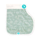 Burp cloth - dino sage