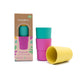 Plant-based 3 pack of cups - tropical